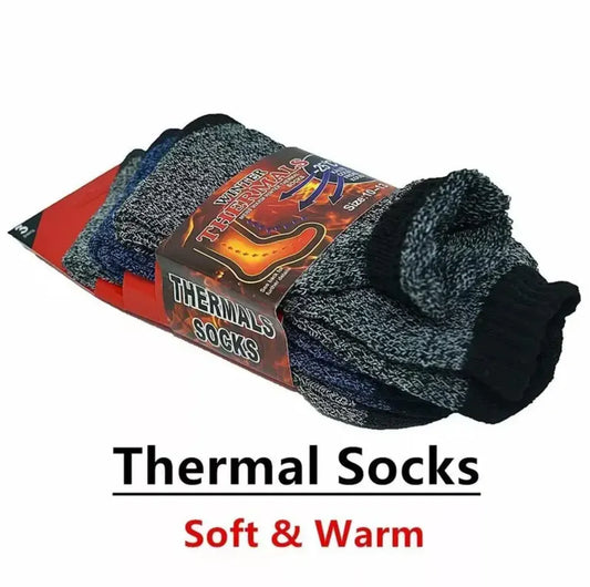 Men Winter Socks Thick Insulated Heated Sox