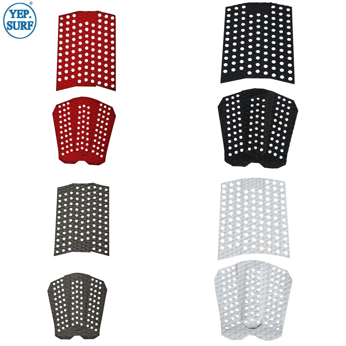 Surfing EVA Deck GripTraction Pad Front and tail full set