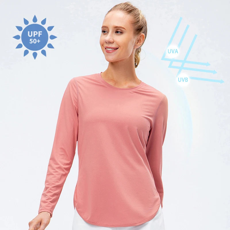 Shirts Women's Seamless Elastic Long Sleeve Yoga Top Fitness Blouse Women Gym Sport t Shirts Rashguard Bodybuilding Shirts