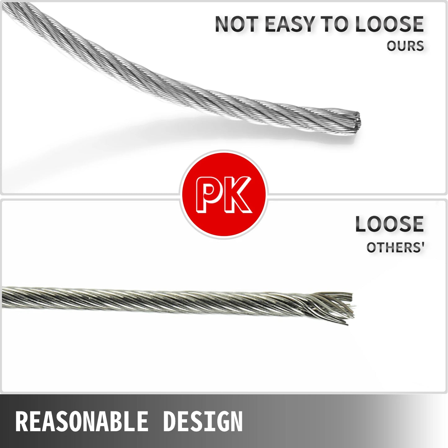 Stainless Steel Wire Rope Soft Fishing Cable