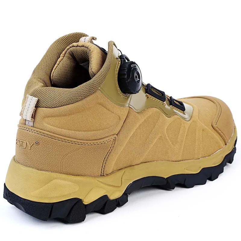 Men Hiking Combat Ankle Boots