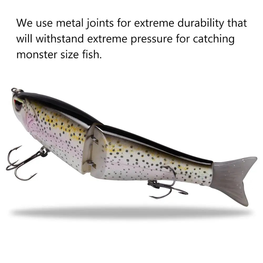 Bassdash Swimbaits Hard Bass Fishing Lure 7in/2.2oz 4.5in/0.65oz
