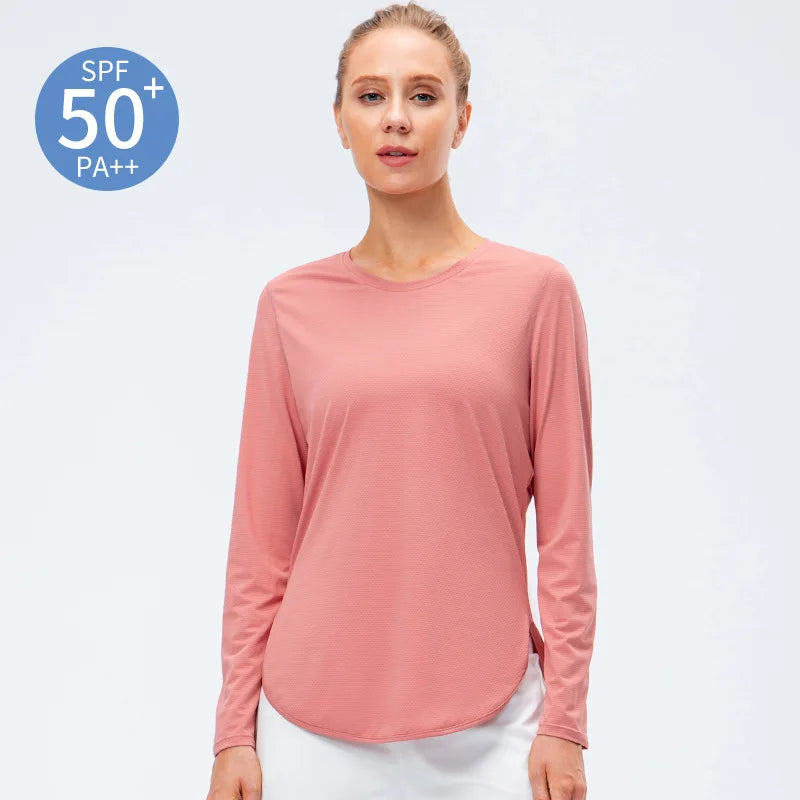 Shirts Women's Seamless Elastic Long Sleeve Yoga Top Fitness Blouse Women Gym Sport t Shirts Rashguard Bodybuilding Shirts