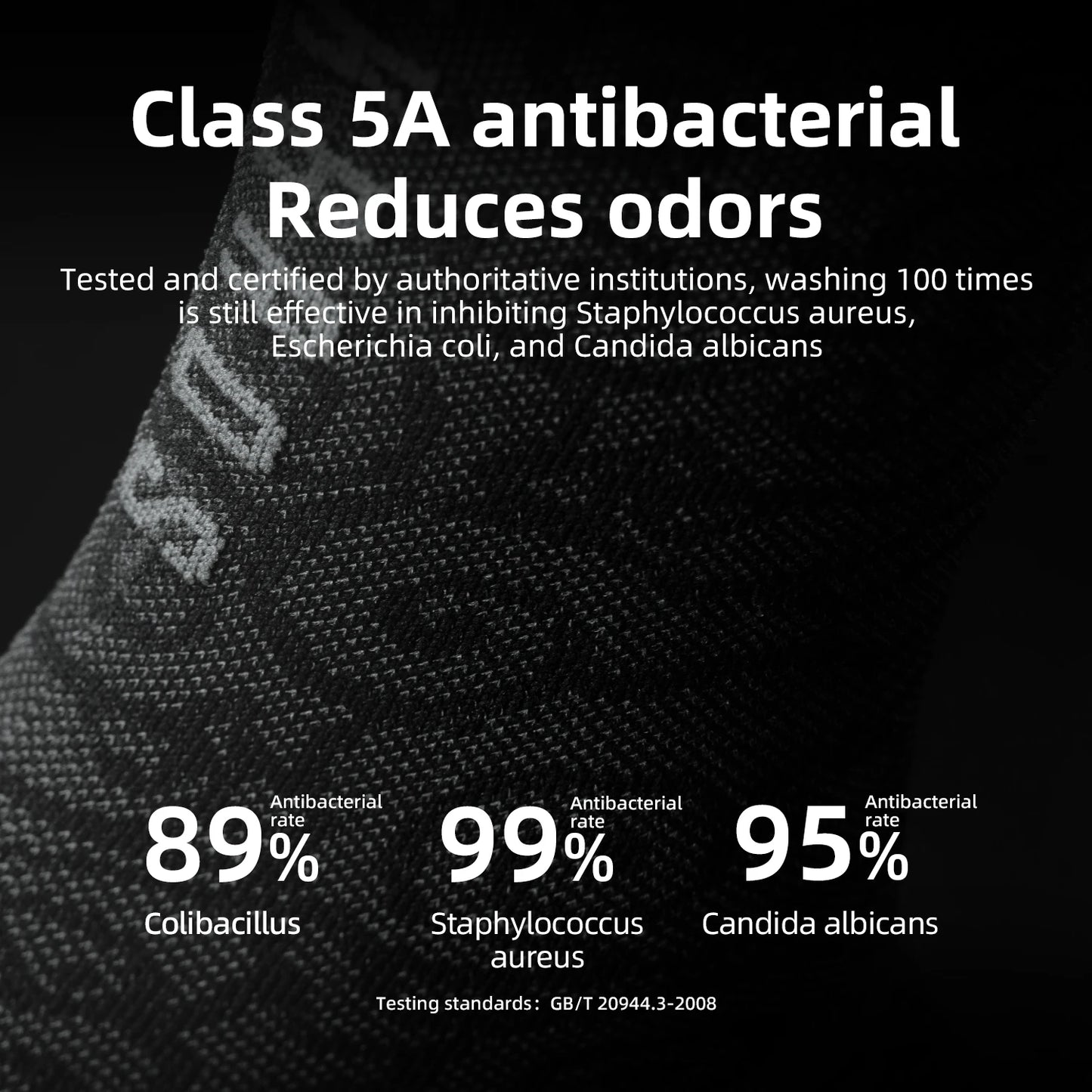 Professional High Elastic Sweat-Absorption Deodorant Sports Socks