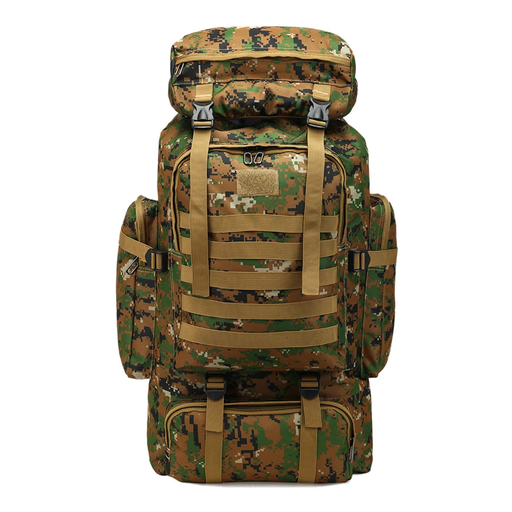80L/600D Hiking Camping Waterproof Backpack