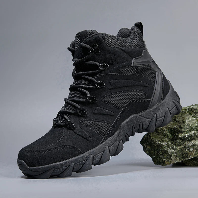 Men's tactical boots side zipper