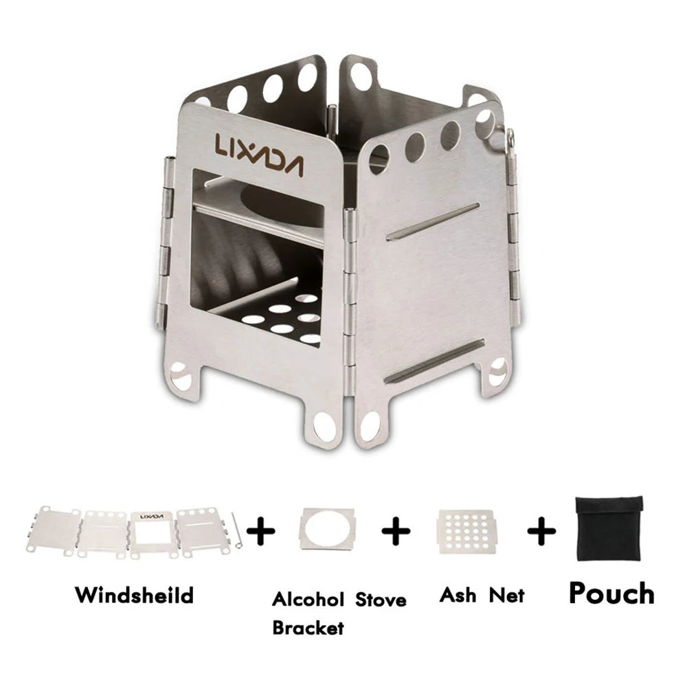 Portable Stainless Steel Lightweight Wood Stove