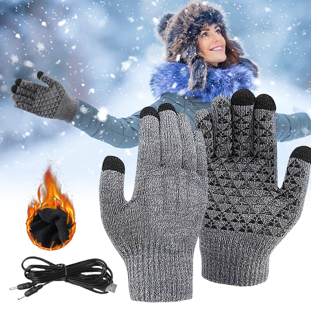 Winter Electric Heated Touch Screen Gloves