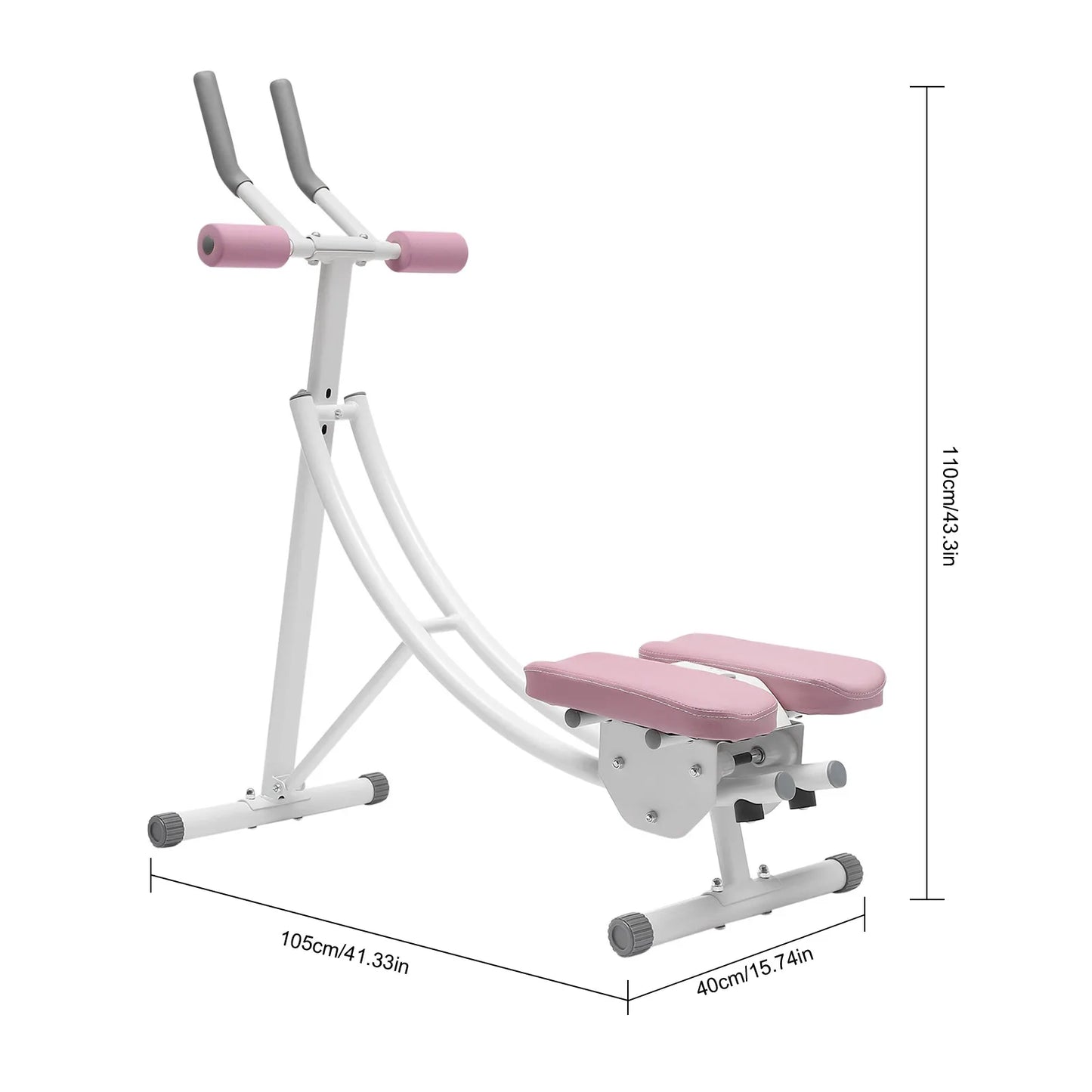 Ab Machine, 150kg/330lbs Weight Capacity, Foldable