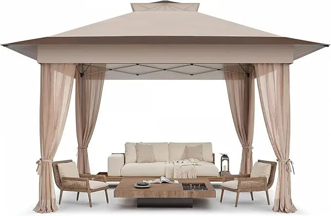 10x10 Pop Up Canopy with Sidewalls, and Wheel Cover Bag,