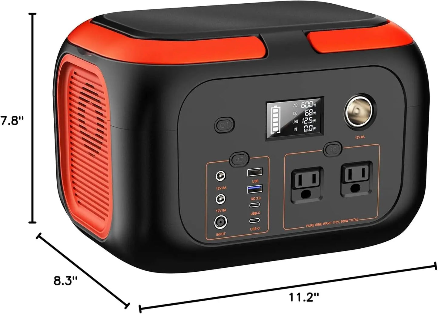Portable Power Station,110V AC Outlets Solar Generator