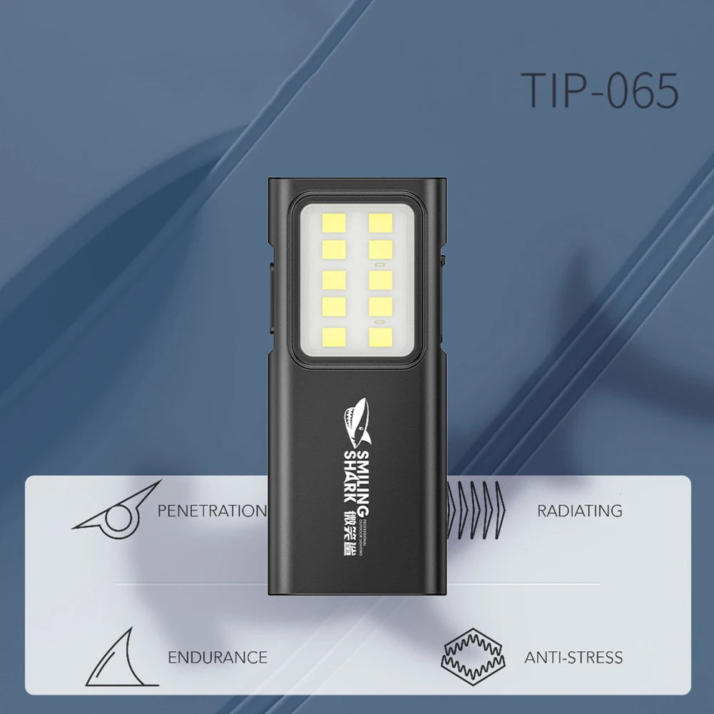 LED Pocket USB Rechargeable EDC Flashlight