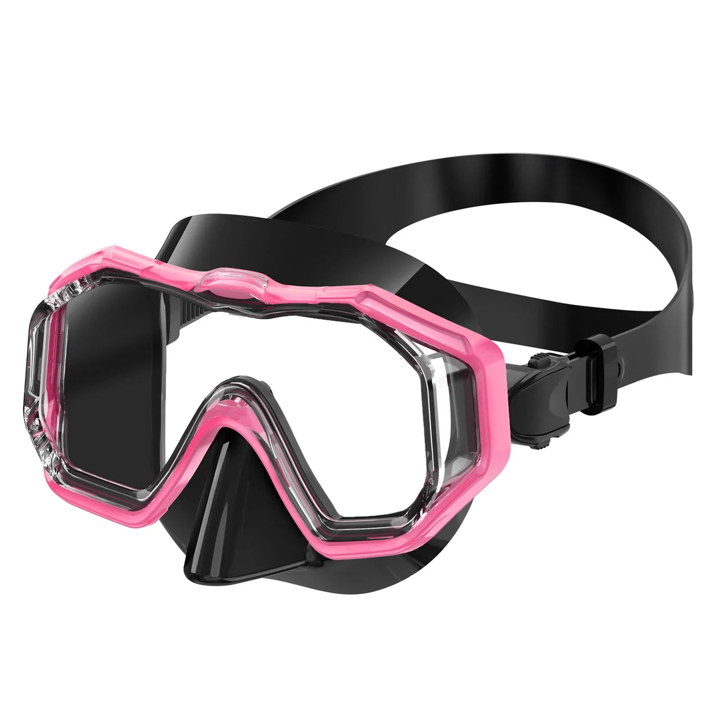 3 Window Snorkel with Nose Cover Anti Fog Snorkel