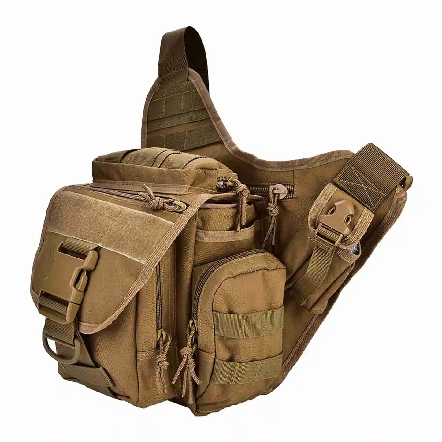 2 Colors Durable Men Military Chest Shoulder Bag Pack for Travel Hiking Outdoor Equipment