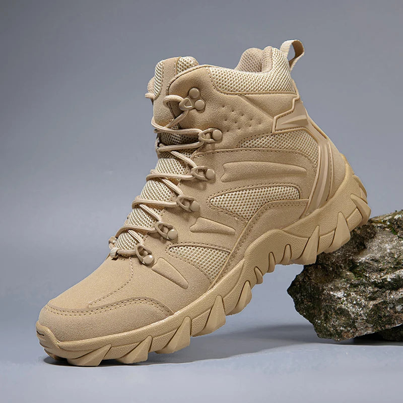 Men's tactical boots side zipper