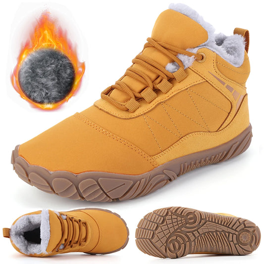 Winter Plush Booties Barefoot Snow Non Slip Wide Toe Shoes