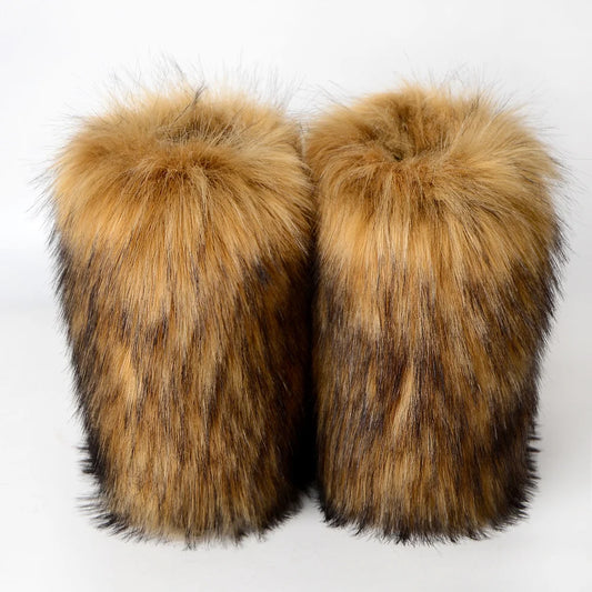 Women's Furry Warm Winter Boots,