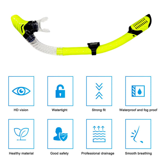 Silicone Snorkel Dry Breathing Tube