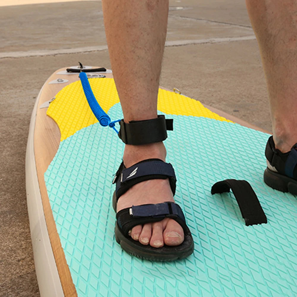 Coiled Surfboard Ankle Leash Foot Leg Rope