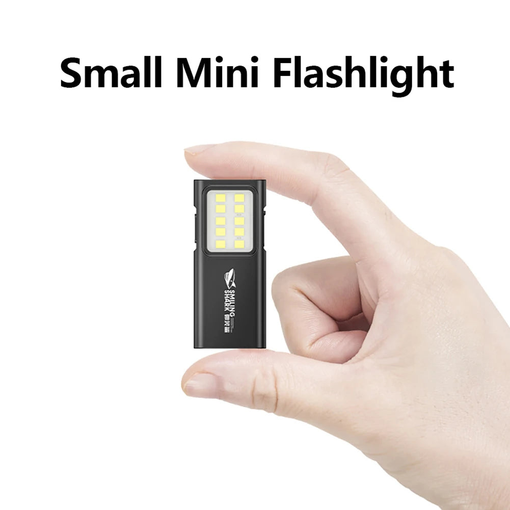 LED Pocket USB Rechargeable EDC Flashlight
