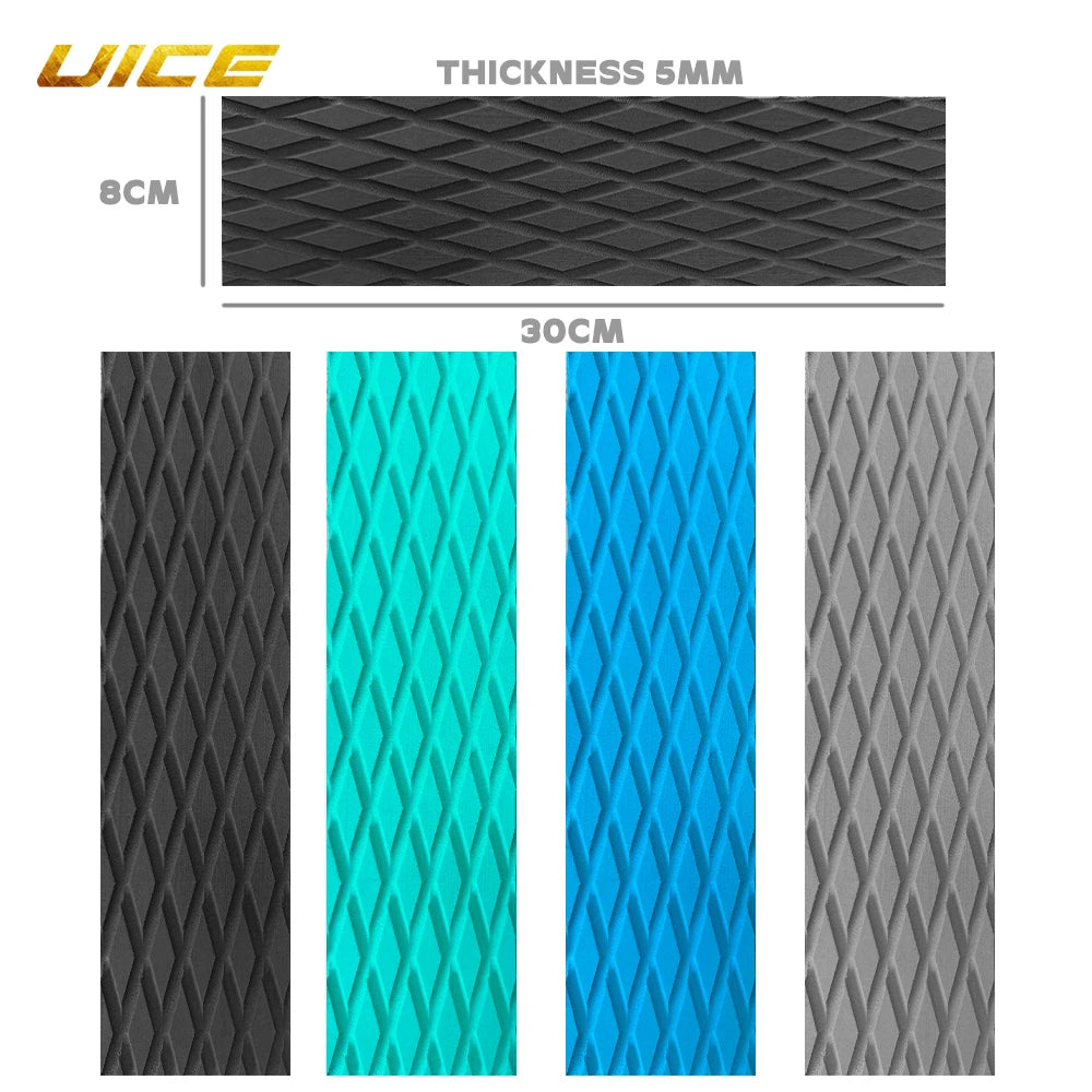 4pcs Surf Board Grip 30*8cm Non-slip Traction Pads