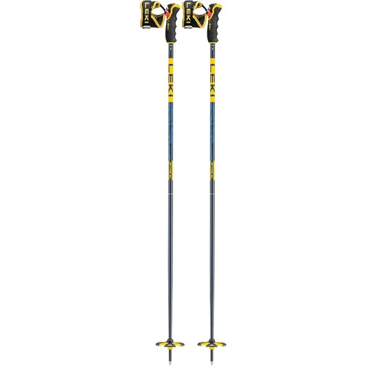 LEKI Spitfire 3D Lightweight Aluminum Ski Poles for Alpine Skiing 105cm