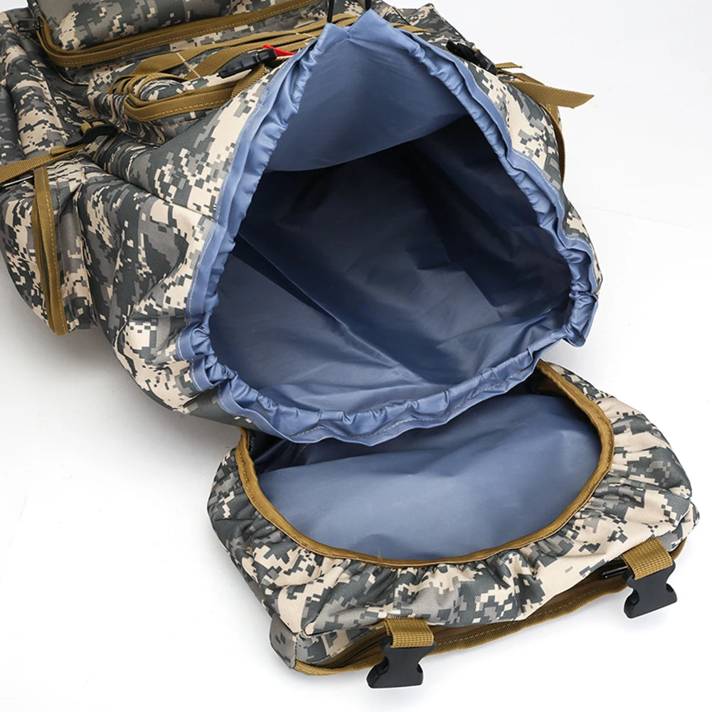 80L/600D Hiking Camping Waterproof Backpack