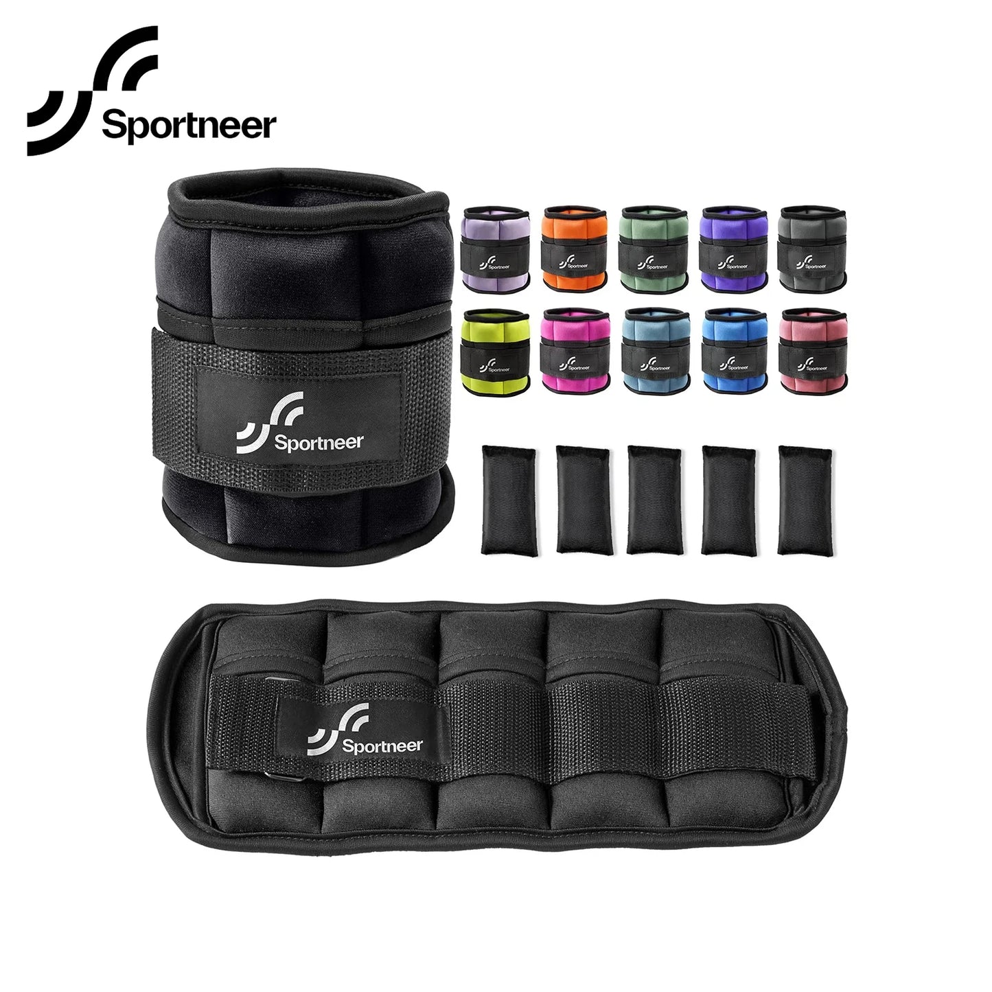 Adjustable 10lb Ankle Weights Pair
