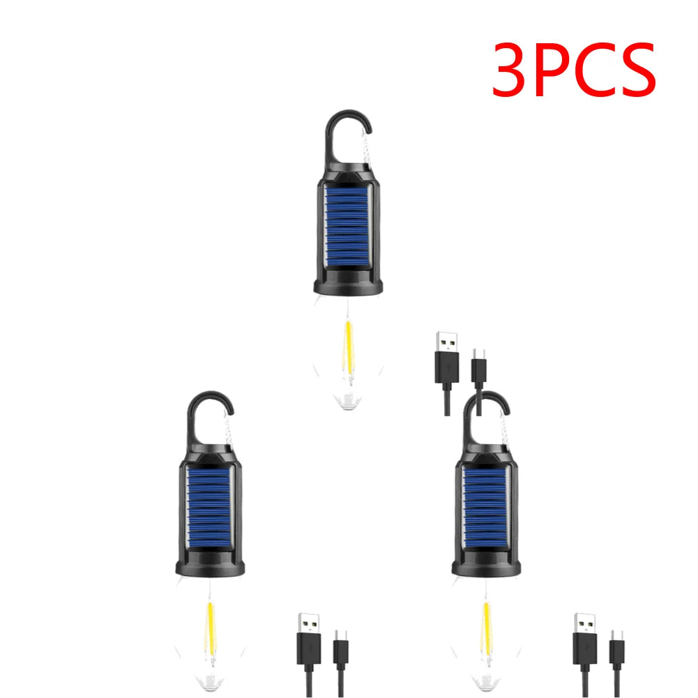 2-5PCS Solar Powered LED Lighting Lantern