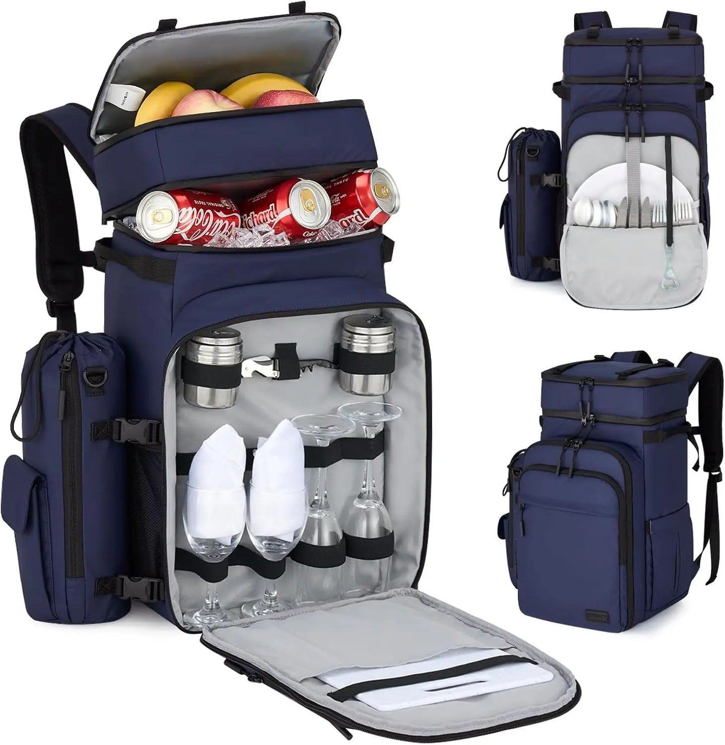 Soft Lightweight Insulated Leakproof Backpack Cooler Bag