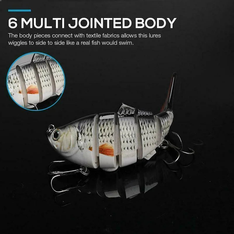 5pcs Bionic Realistic Fish Shape Bait Float Lure