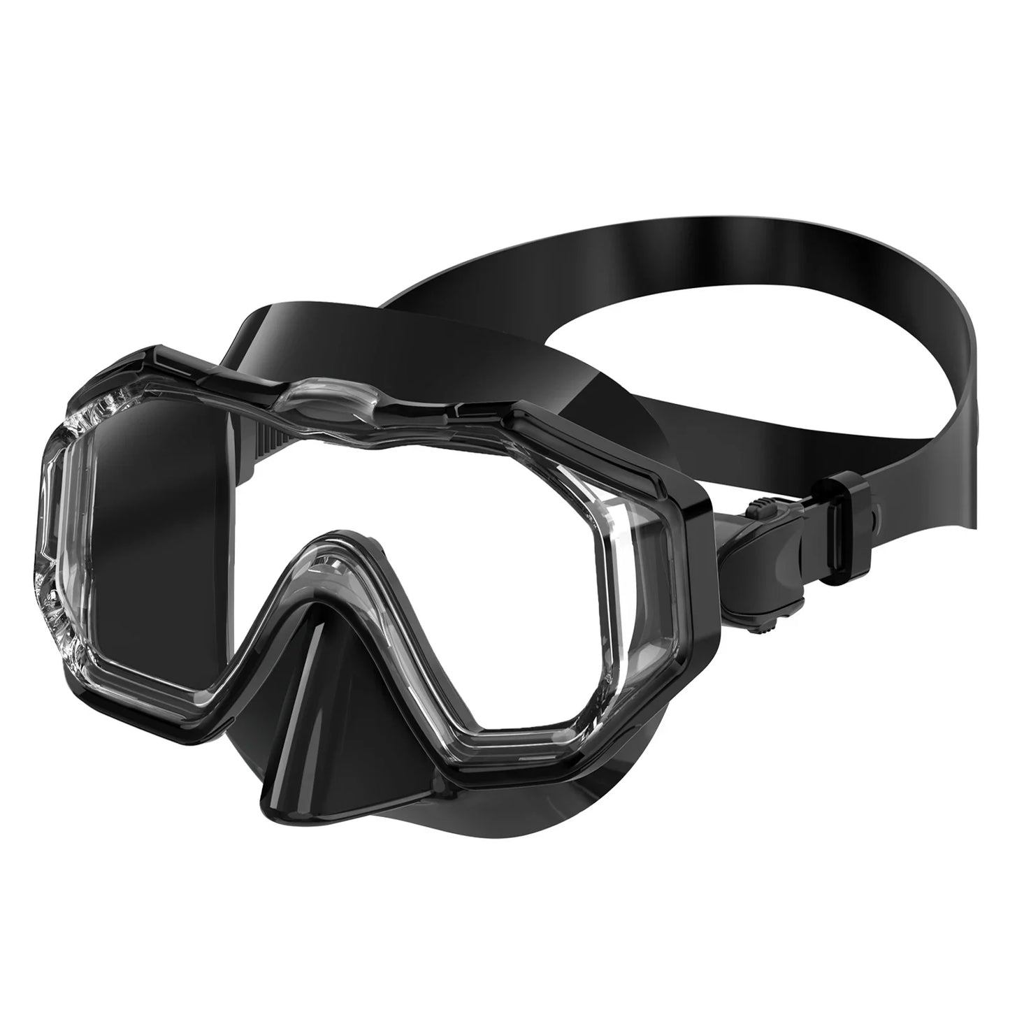 3 Window Snorkel with Nose Cover Anti Fog Snorkel