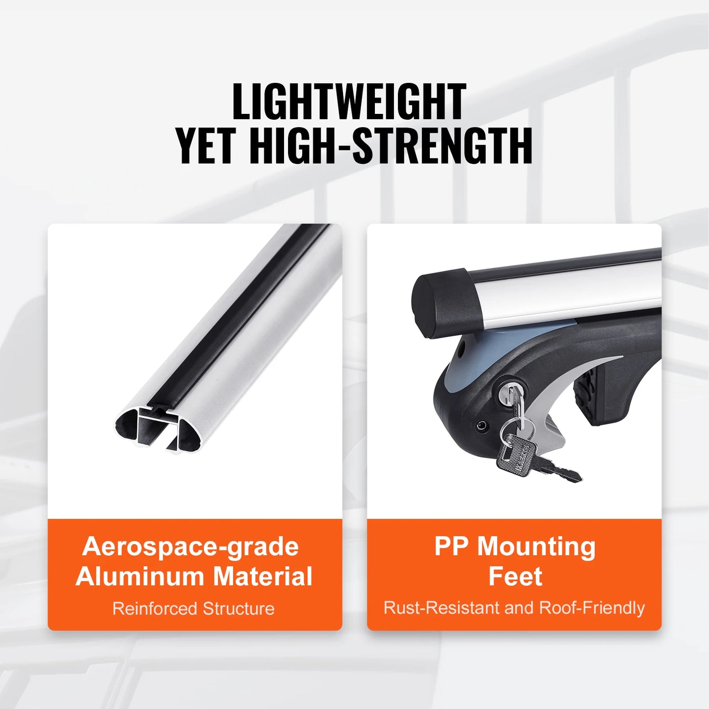 Roof Rack Crossbar Adjustable Aliuminum