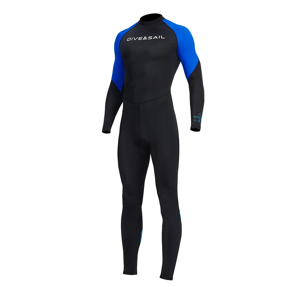 Men Diving Skin with Zipper Elastic Anti-scratch
