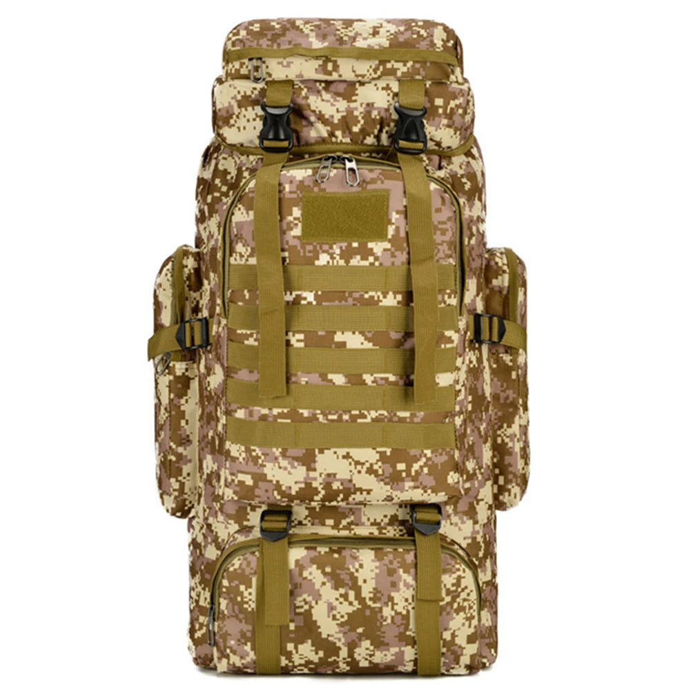 80L/600D Hiking Camping Waterproof Backpack