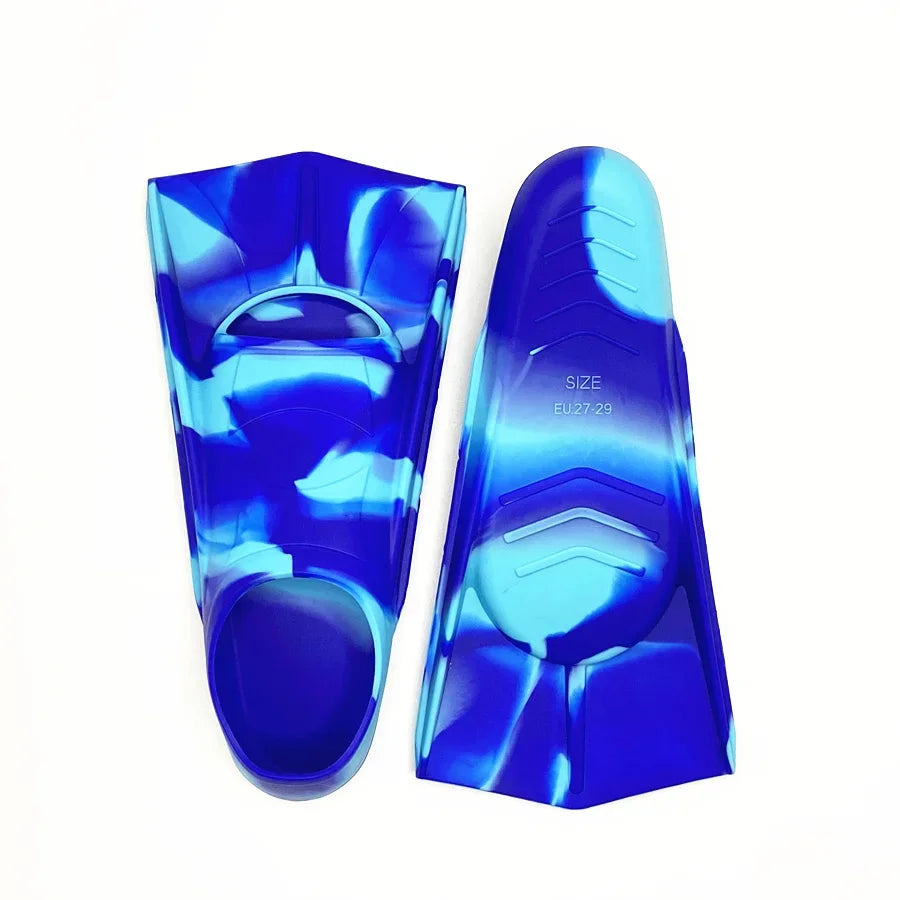 Silicone Swim Fins Kids &Adults-Suitable Size for Beginners