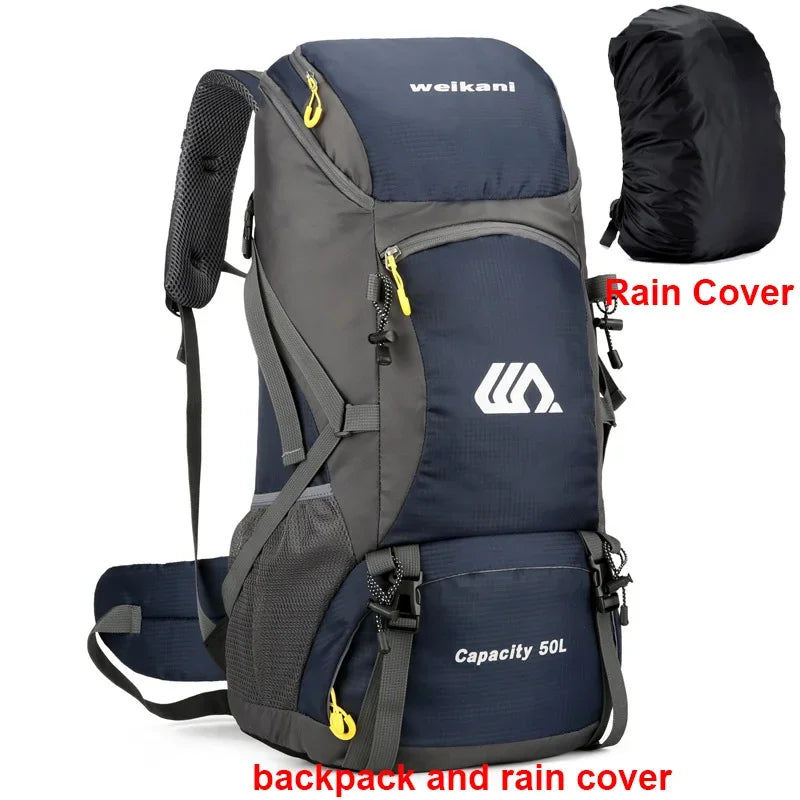 50L Backpack Camping Men Large Hiking Bag