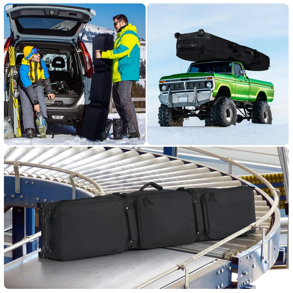 Ski Snowboard Wheeled Carrier Bag