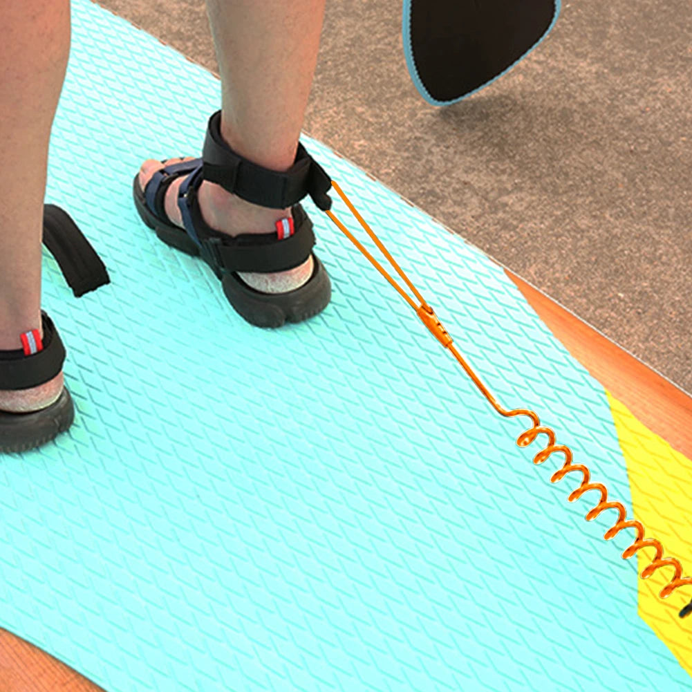 Coiled Surfboard Ankle Leash Foot Leg Rope