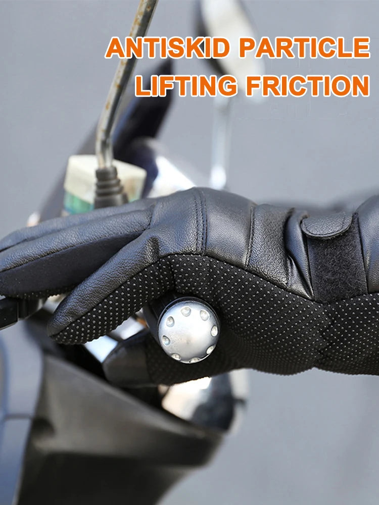 Heated Full Finger Mittens Touch Screen USB Gloves Windproof