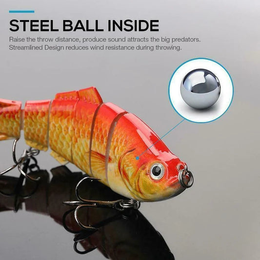 5pcs Bionic Realistic Fish Shape Bait Float Lure