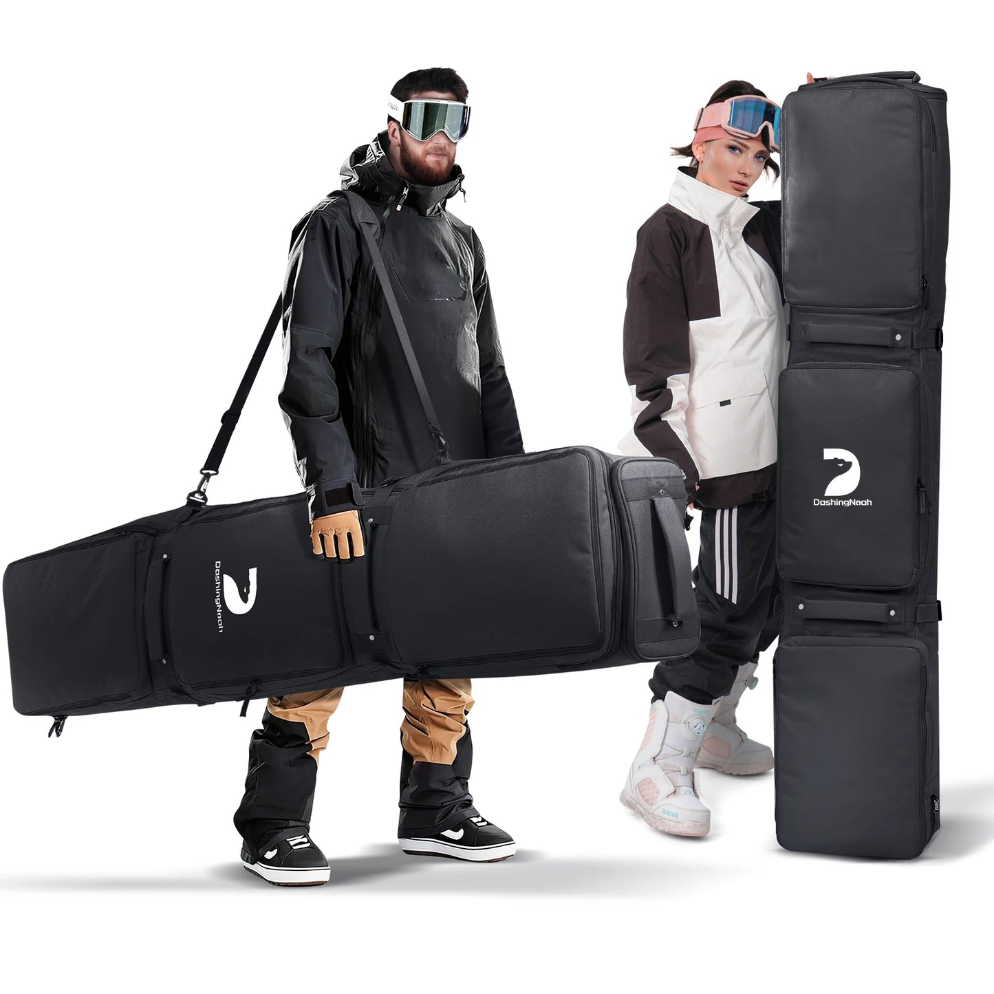 Ski Snowboard Wheeled Carrier Bag