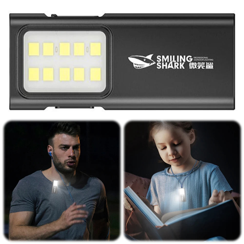 LED Pocket USB Rechargeable EDC Flashlight