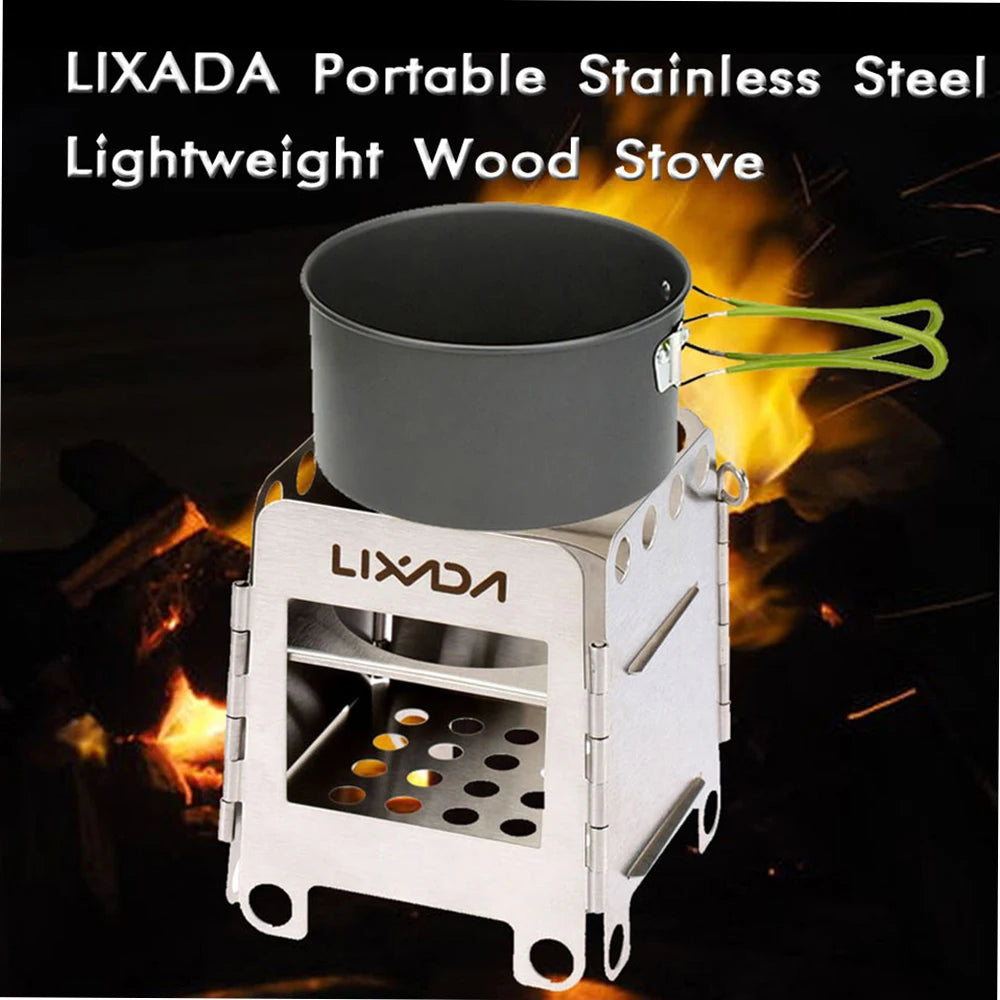 Portable Stainless Steel Lightweight Wood Stove