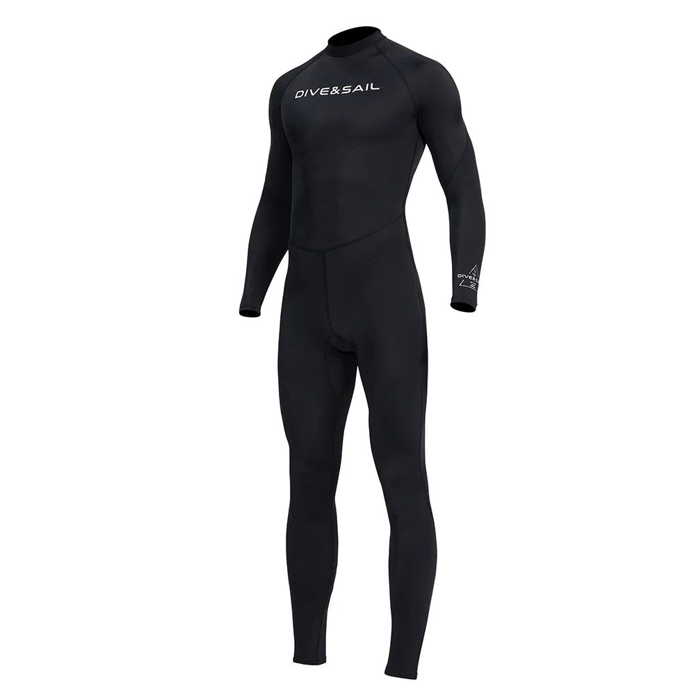 Men Diving Skin with Zipper Elastic Anti-scratch