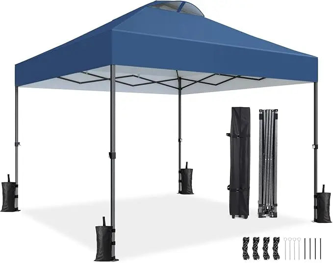 10x10 Pop Up Canopy with Sidewalls, and Wheel Cover Bag,