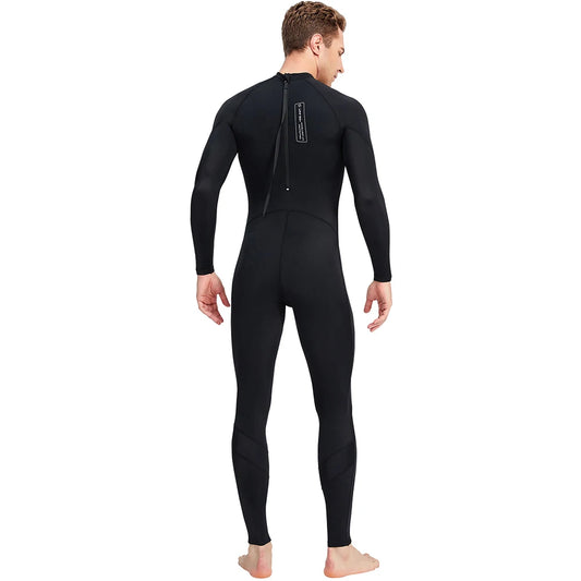 Men Diving Skin with Zipper Elastic Anti-scratch