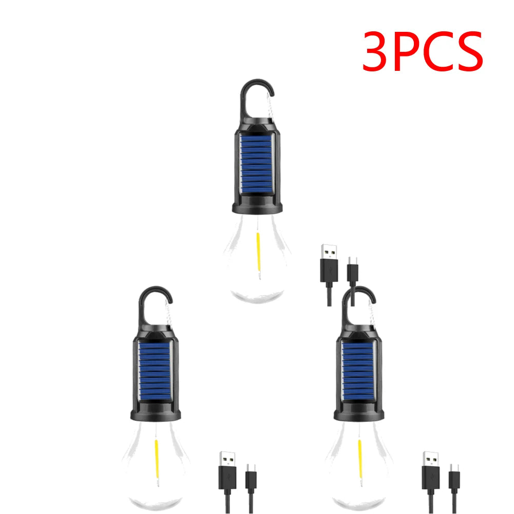 2-5PCS Solar Powered LED Lighting Lantern
