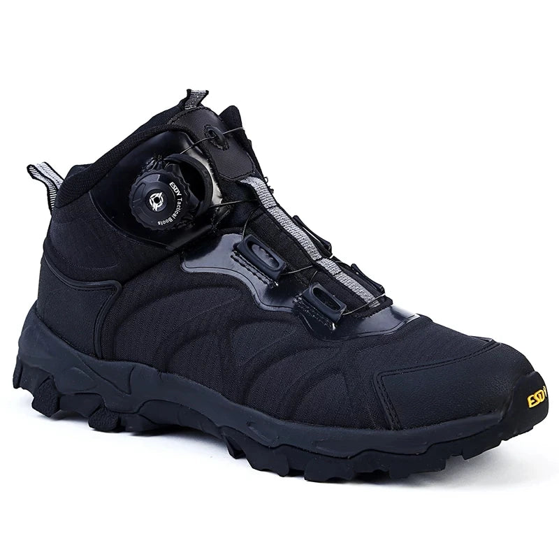 Men Hiking Combat Ankle Boots