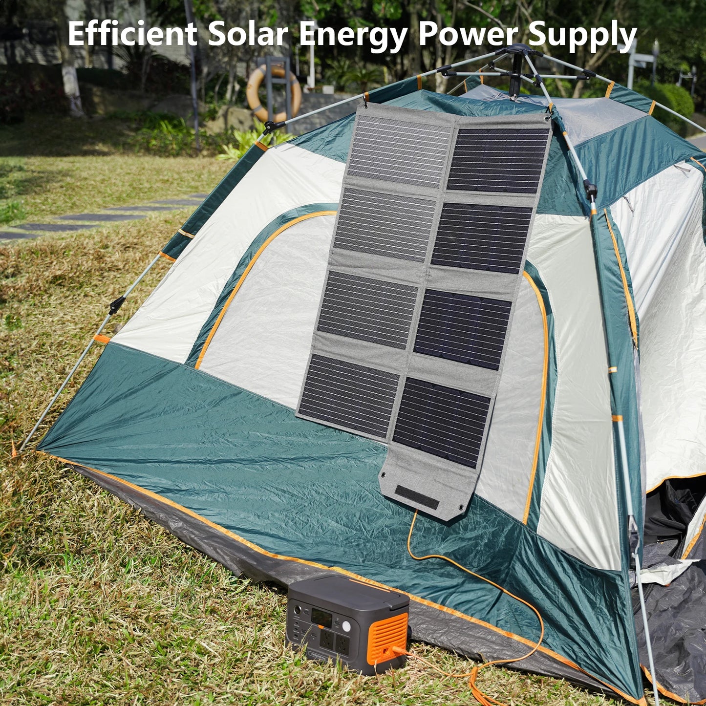 19V Foldable Solar Panel 40W 80W 120W Charger for Power Supply, Laptop, Solar Generator, Fishing Camping RV